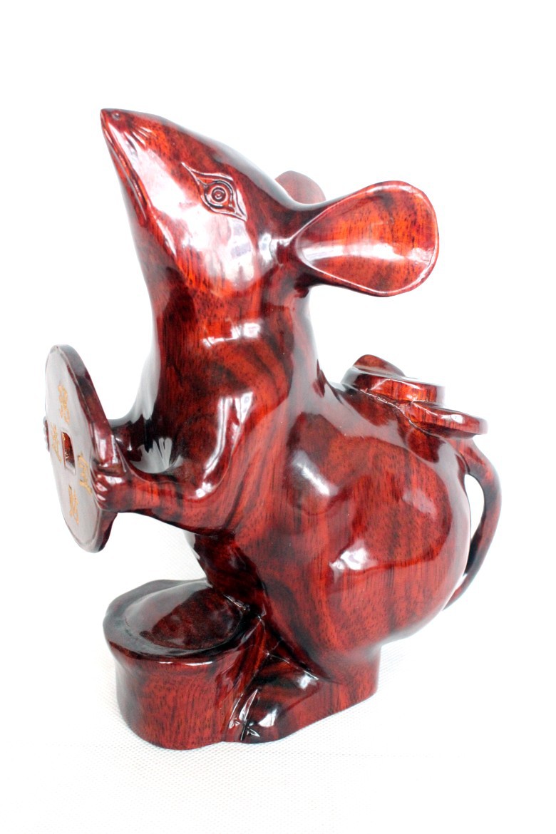 【十二生肖 木雕工藝品老鼠 招財鼠 風(fēng)水?dāng)[件 一本萬利 生日禮品CQ】價格,廠家,圖片,木質(zhì)、竹質(zhì)工藝品,如皋市下原鎮(zhèn)振新紅木工藝品廠-